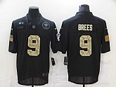Nike Saints 9 Drew Brees Black Camo 2020 Salute To Service Limited Jersey,baseball caps,new era cap wholesale,wholesale hats